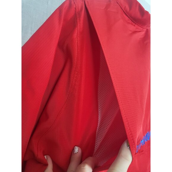 KU Kansas University Men's M Red Shirt NWT! College Vented Pro Edge Jayhawks - Picture 5 of 7